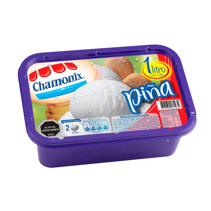 Chamonix Helado Piña 1L