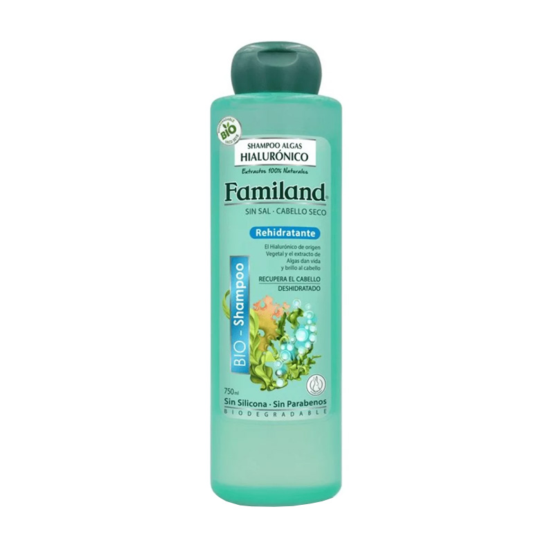 Shampoo Familand Hialuronico Algas Frasco 750 ml
