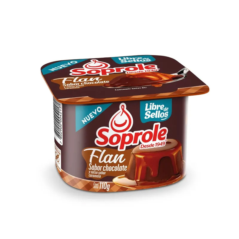 Flan Chocolate Soprole 110 Grs