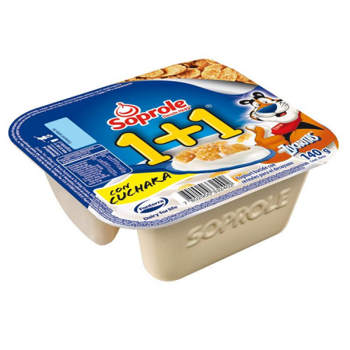 Yogurt Zucaritas 1+1 P/Llevar 140 gr