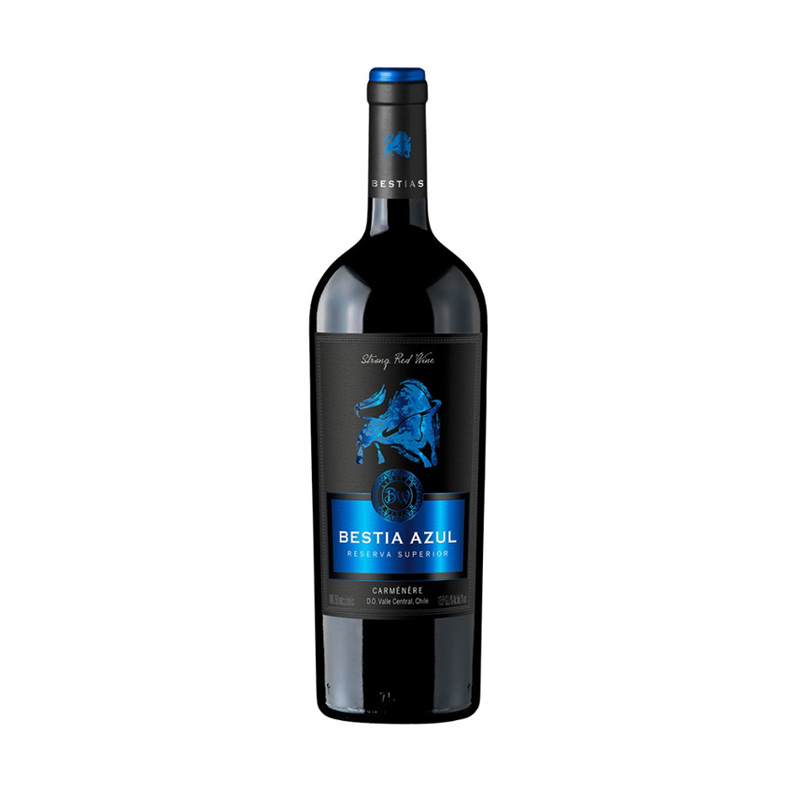 Vino Bestia Azul Rva Carmenere 750 cc