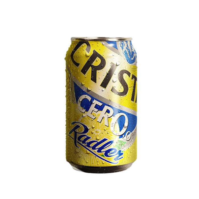 Cerveza Cristal Radler Cero Lata 350 Cc