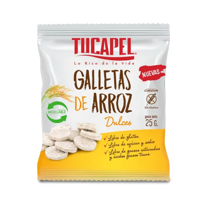 Galleta Arroz Dulce Tucapel 25Grs