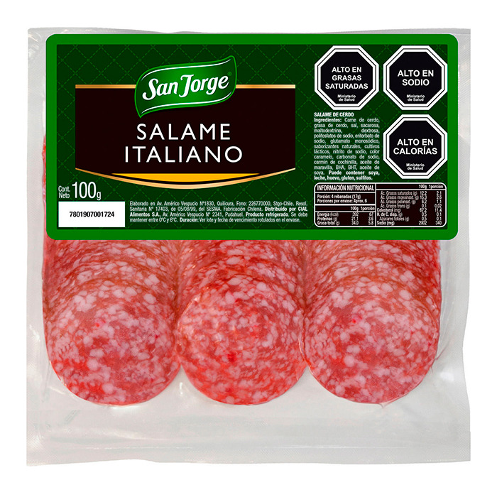 Salame Italiano San Jorge 100 Gr
