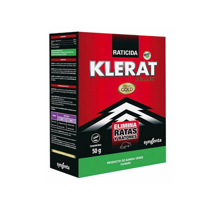 Raticida Klerat Pellet 50Gr 