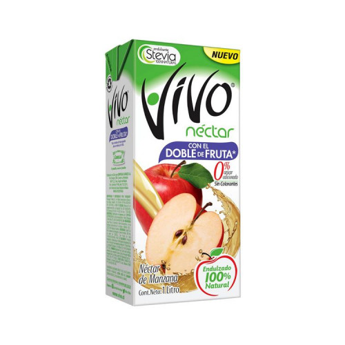 Nectar Vivo Manzana Tetra 1 Lts 