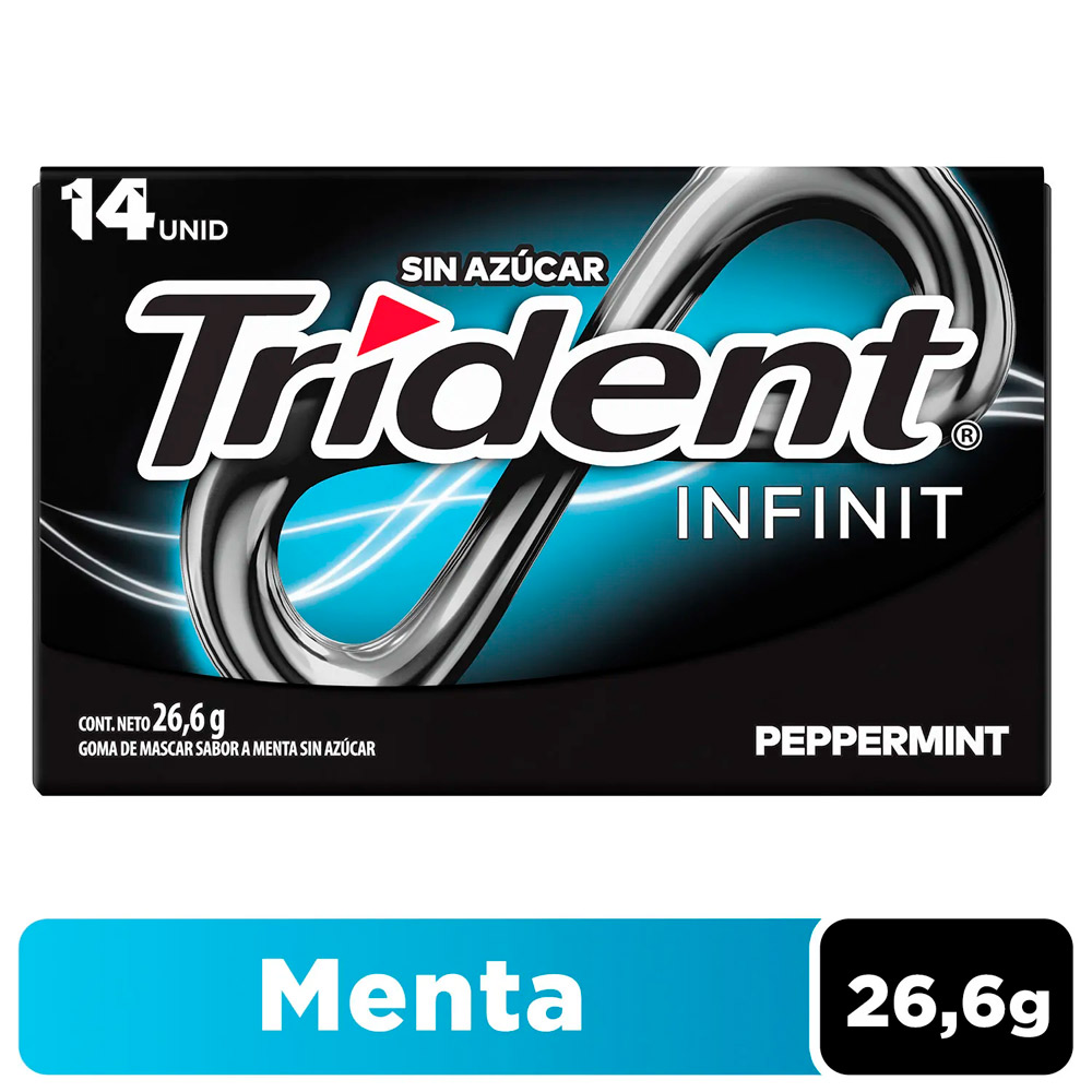 Chicle Trident Infinit Peppermint 14 Un