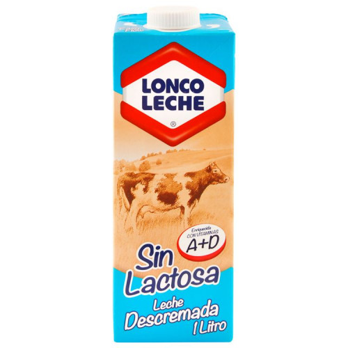 Leche Lonco Descremada Sin Lactosa 1 Lt