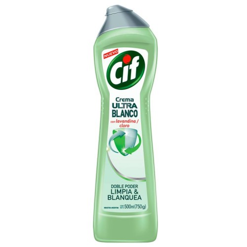 Cif Crema Ultra Blanco 500Ml (750Grs)