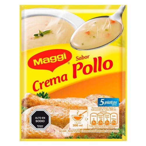 Crema Maggi Pollo 72 Grs