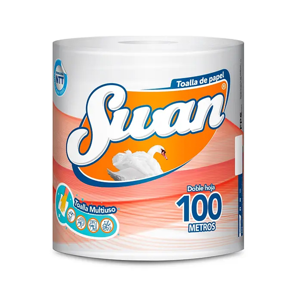 Toalla Papel Swan Multiuso Dh 100Mt