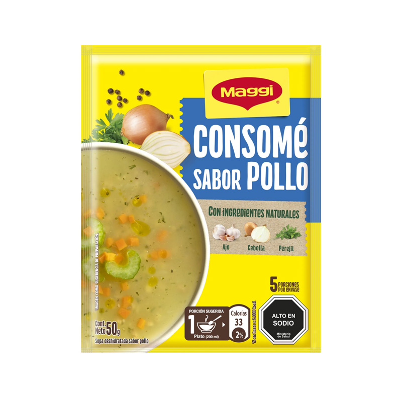 Sopa Maggi Consome Pollo 50 grs