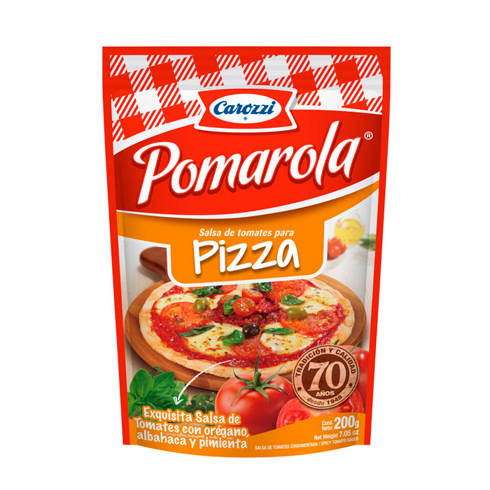 Salsa Carozzi Pizza 200 Grs