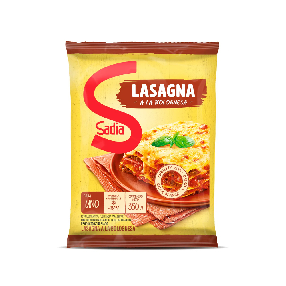 Lasagna A La Bolognesa Sadia 350 gr