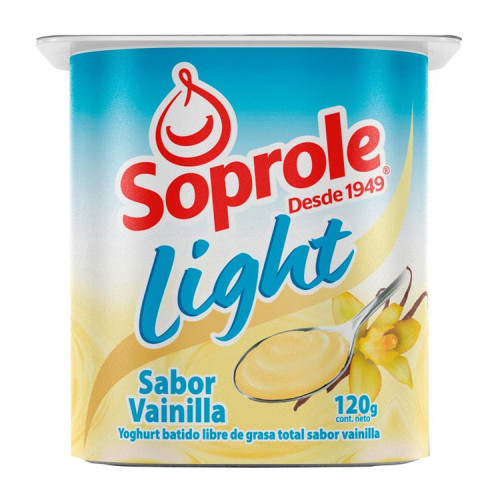 Yogurt Soprole Light Vainilla 120 gr