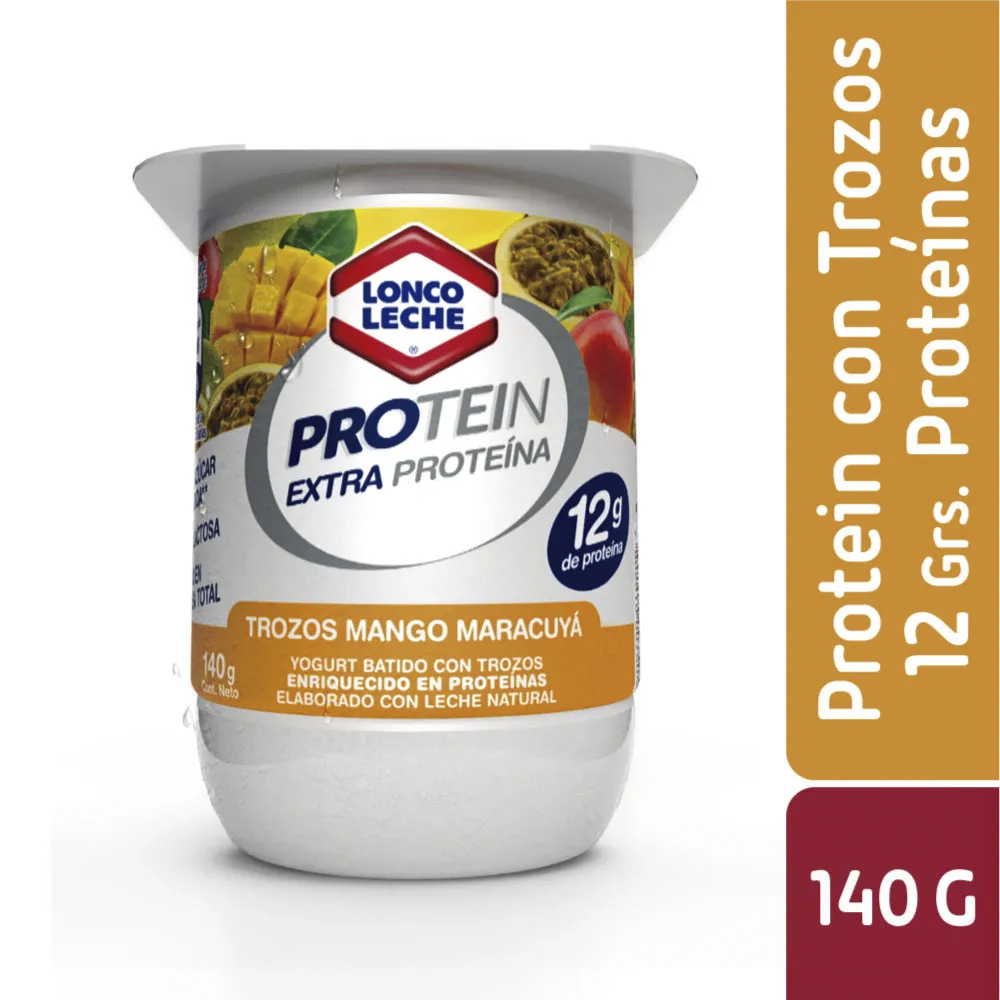 Yogurt Protein Lonco Leche Trz Mango Y Maracuyá 140 Gr