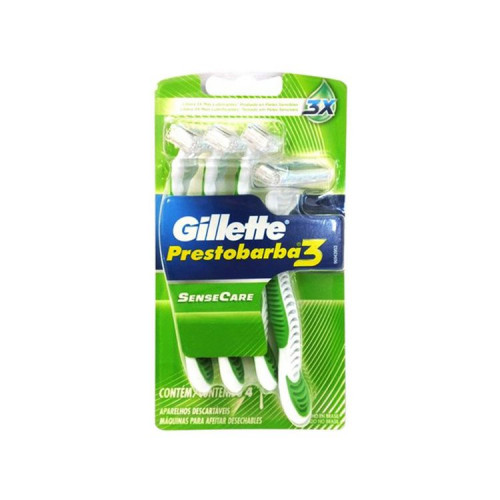 Prestobarba3 Gillette Sensecare 4Und