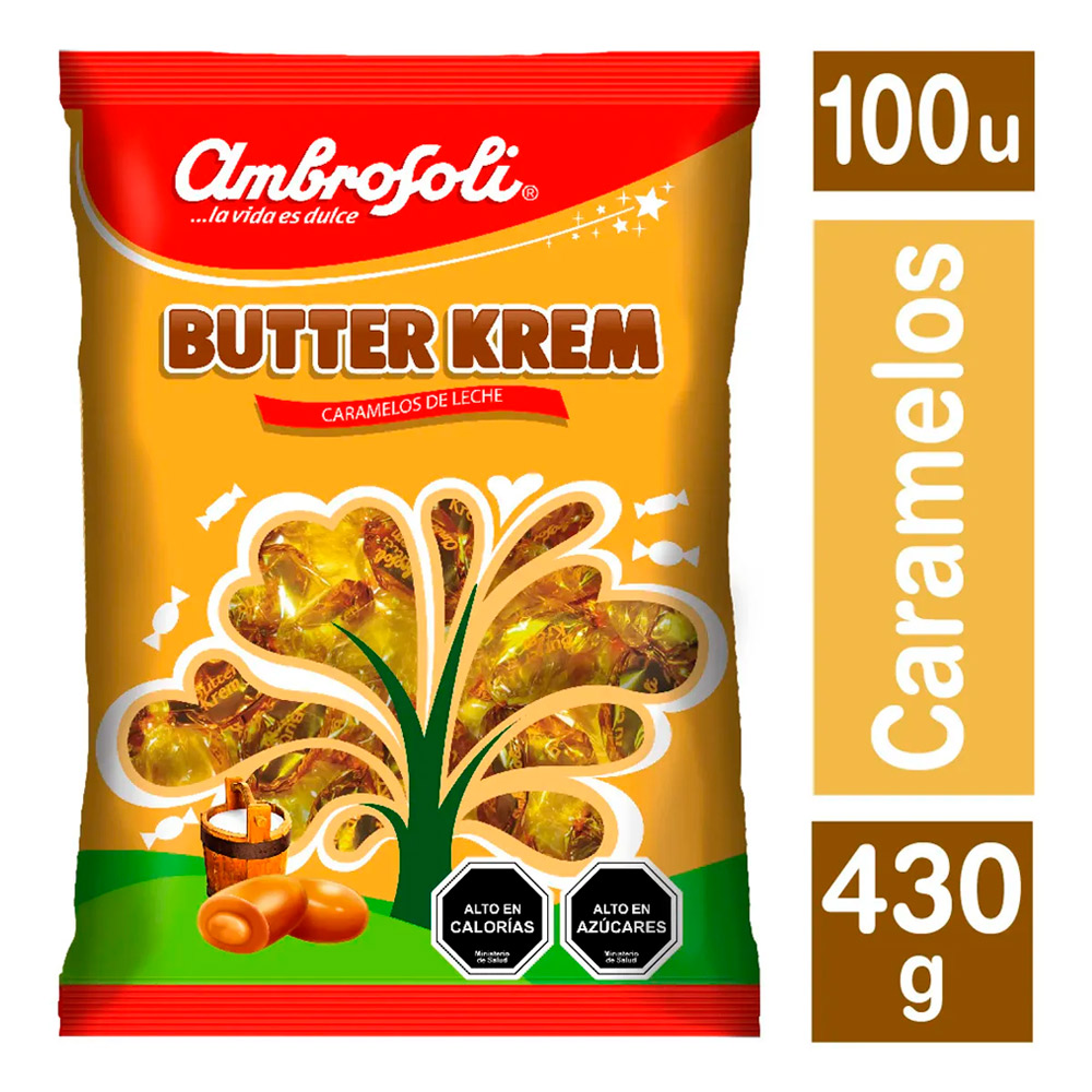 Caramelo Ambrosoli Leche Krem 430 Gr