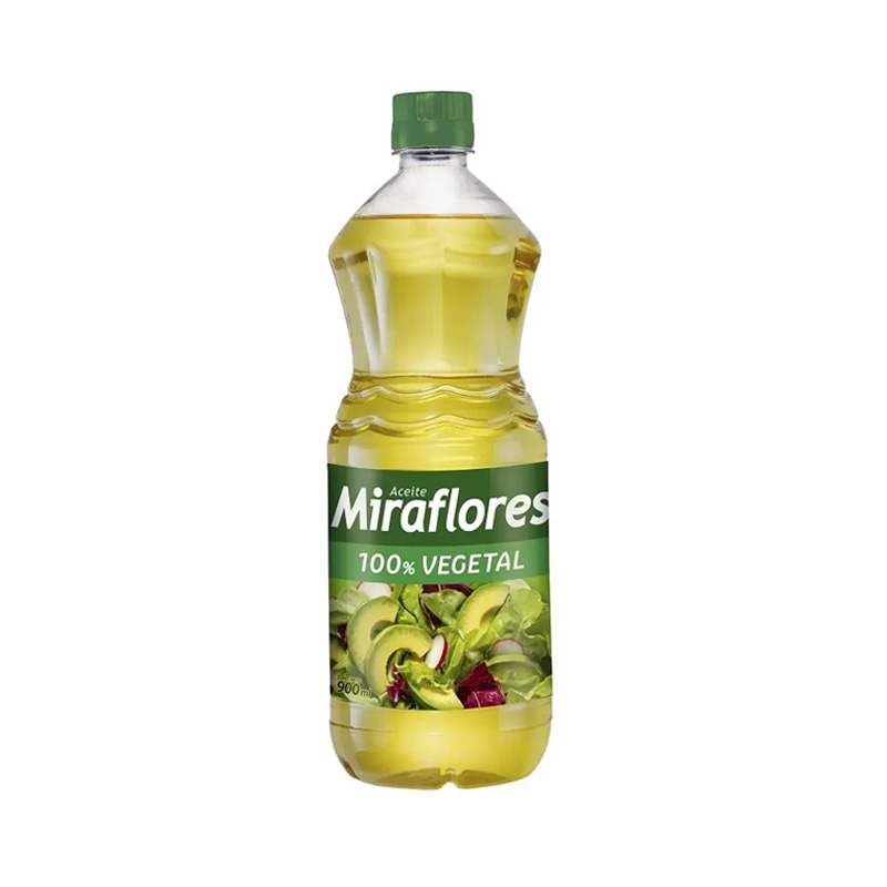 Aceite Miraflores Vegetal 900 cc
