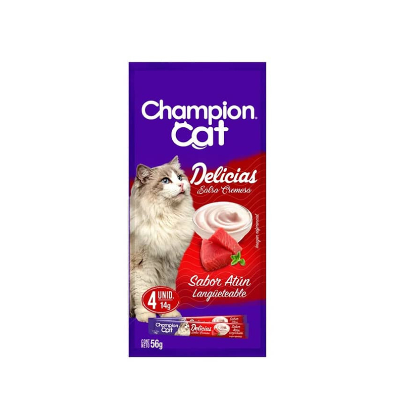 Delicias Champion  Cat Atún 56 gr