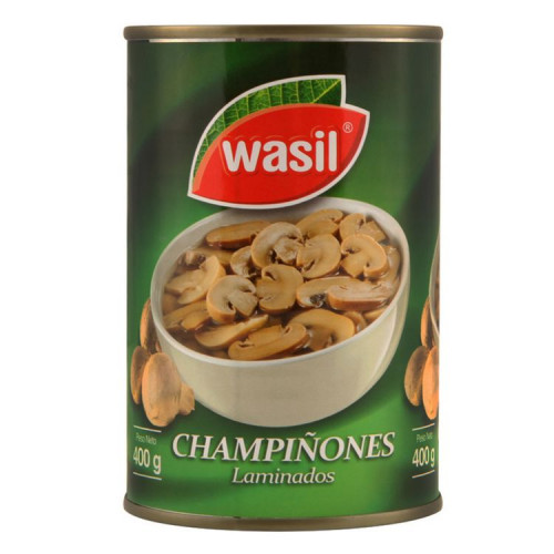 Champiñones Wasil Lam 400 Grs (230 Grs Drenado) 
