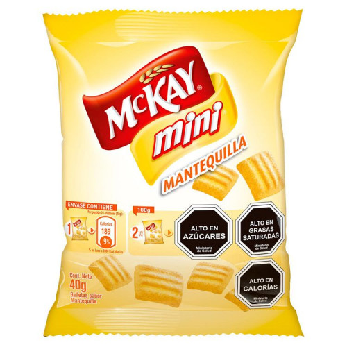 Galleta Mckay Mantequilla Mini 40 Grs