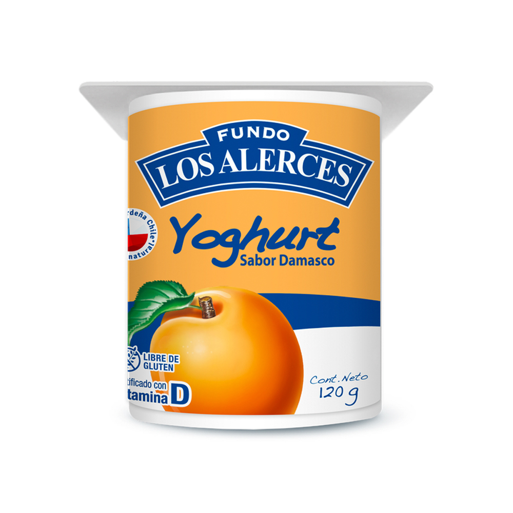 Yogurt Los Alerce Damásco 120 Gr