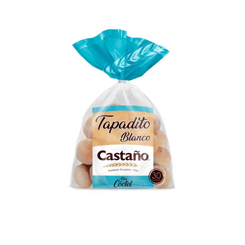 Pan Tapadito Coctel Castaño 350 Grs