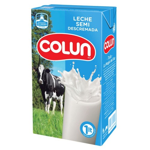 Leche Colun Semidescremada 1 Lt