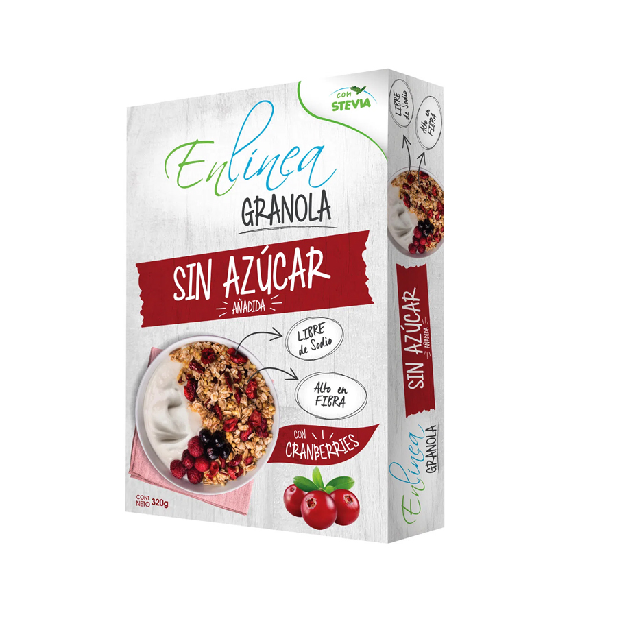 Granola En Linea Cramberries 320 gr