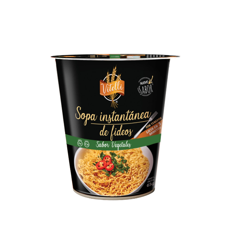 Sopa Vitelli Vegetales Vaso 65 grs