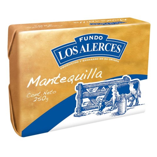 Mantequilla Los Alerces Pan 250 Gr