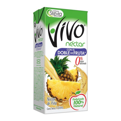 Nectar Vivo Piña Tetra 1 Lts