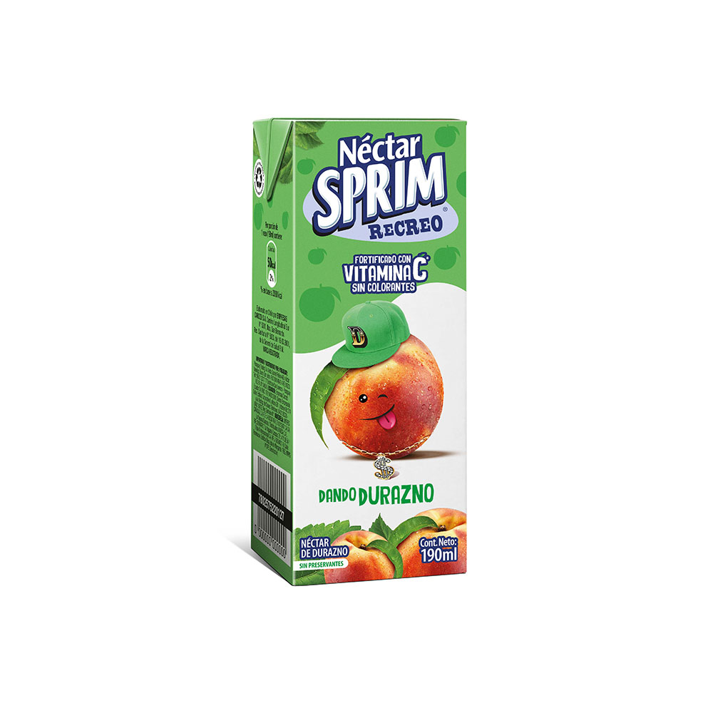 Néctar Sprim Durazno 190 Ml