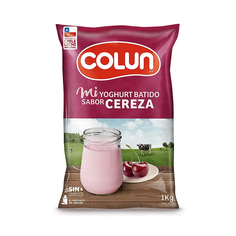  Yoghurt Colun Cereza Bolsa Kilo