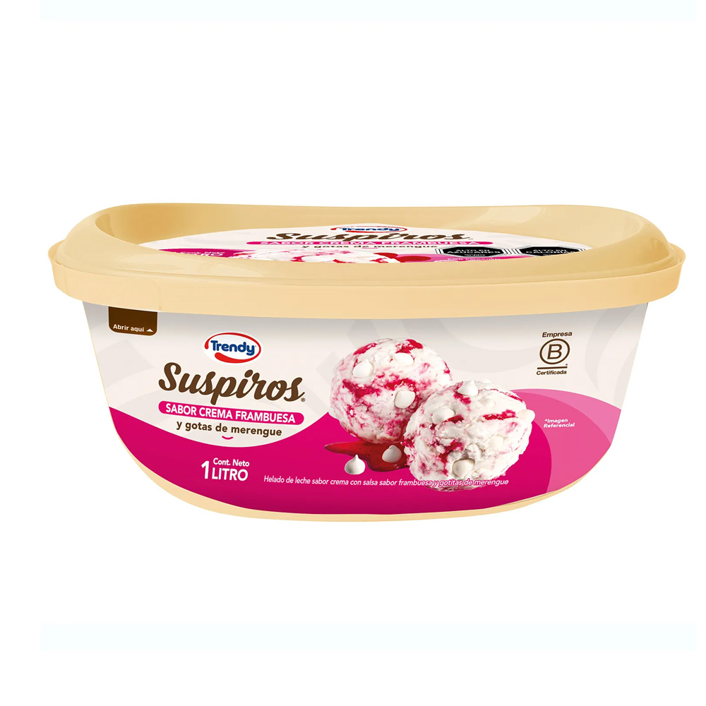 Helado Suspiro Framb. Trendy 1 Lt