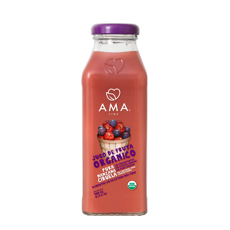 Jugo Ama Orgánico Manzana Ciruela 300 cc