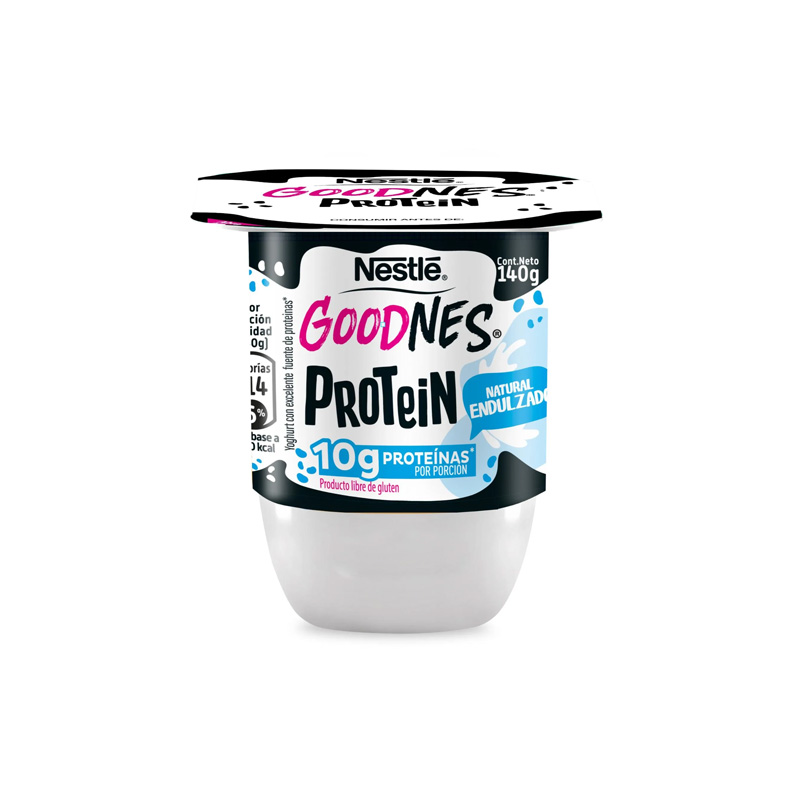 Yoghurt Goodnes Protein Natural Endulzado 140 grs 