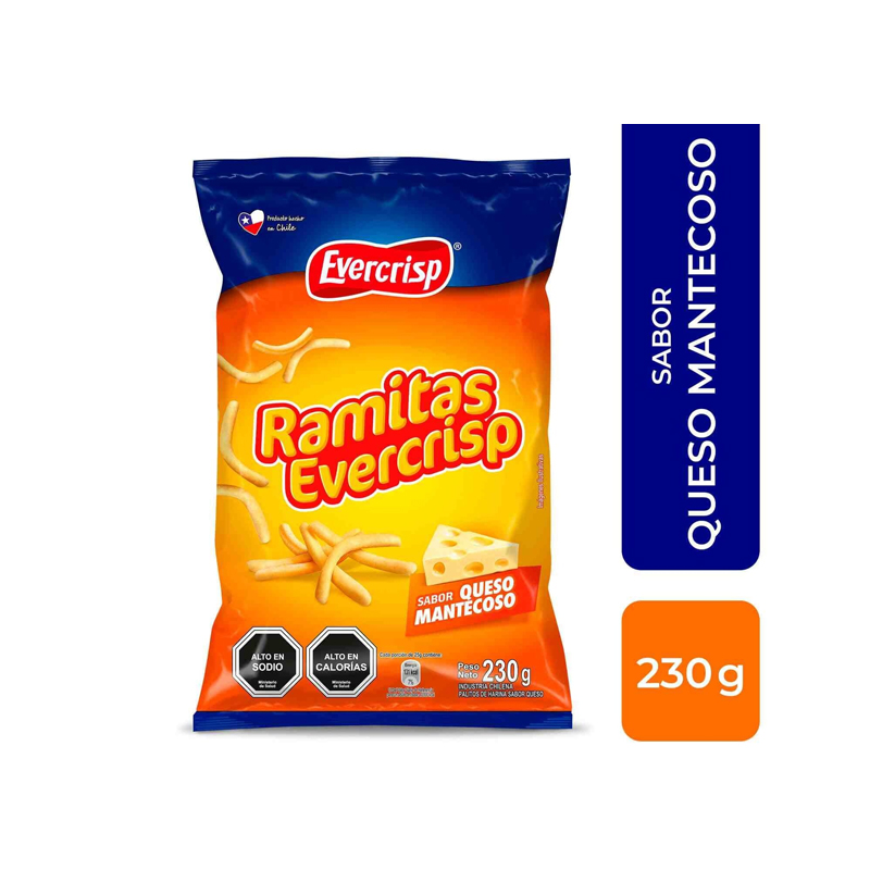 Ramitas Evercrisp Queso 230 gr
