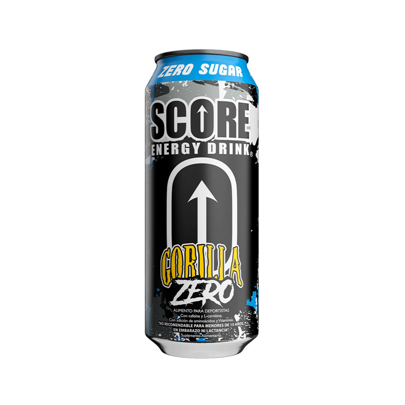 Energética Score Gorilla Zero Lata 500 cc