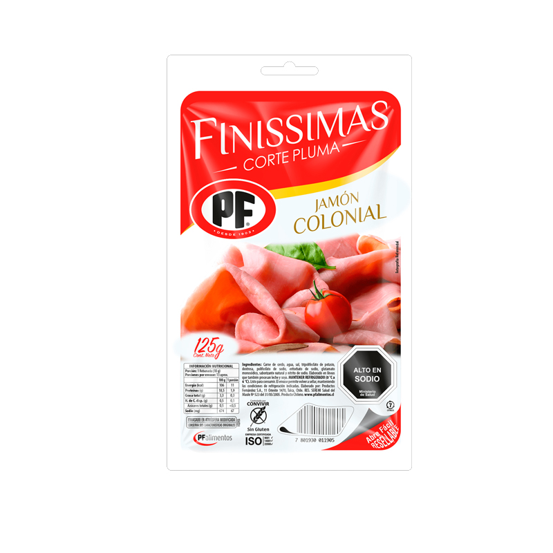 Jamón Colonial Pf 125 gr