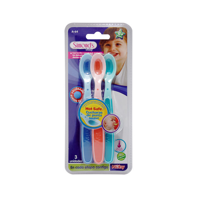 3 Cucharitas Simonds Con Indicador De Temperatura