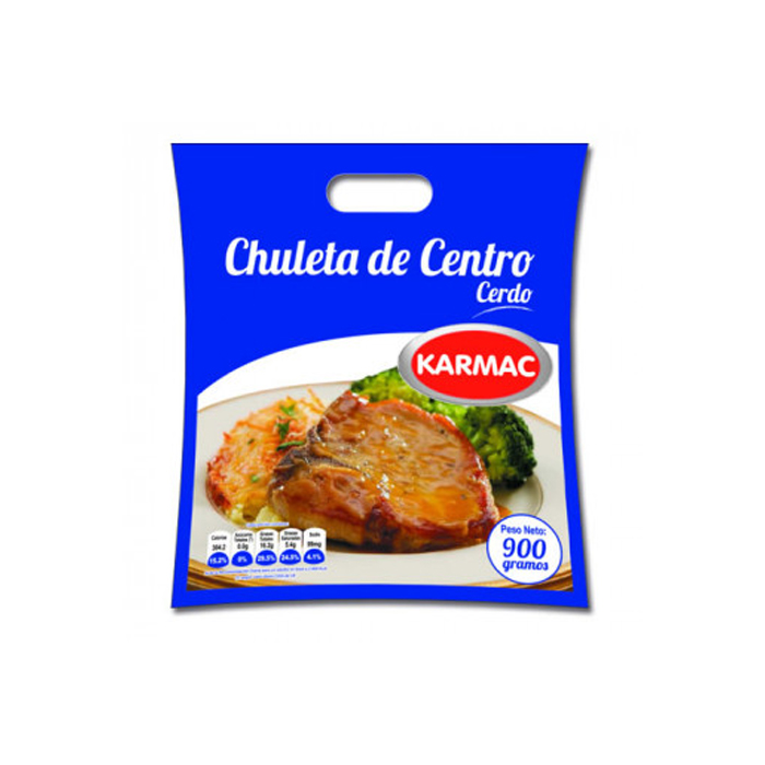 Chuleta Centro Cerdo Karma 900Grs