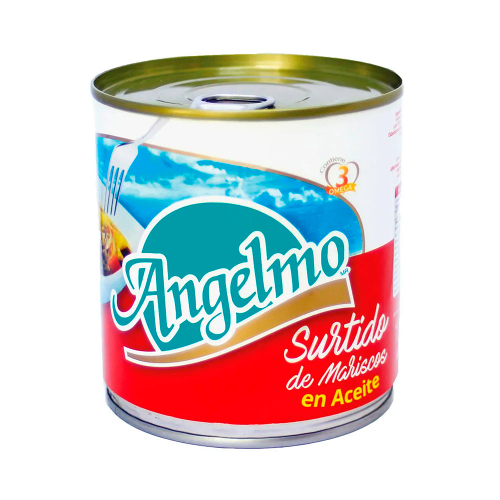 Surtido de Marisco Angelmó Aceite 425 gr (213 Gr Drenado)