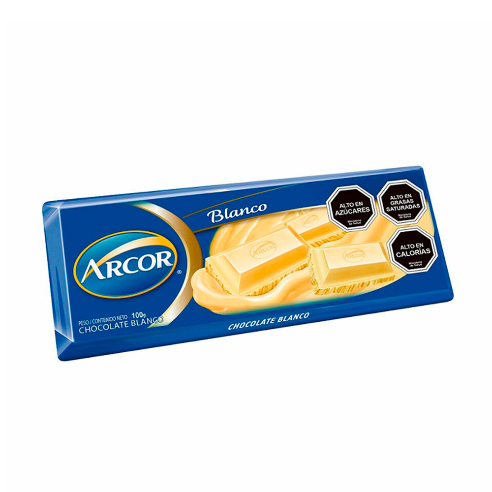 Chocolate Arcor Blanco 85 Gr