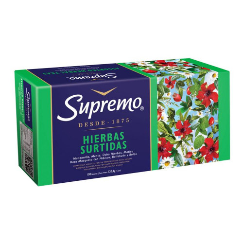 Hierbas Supremo Surtidas 100 Bl