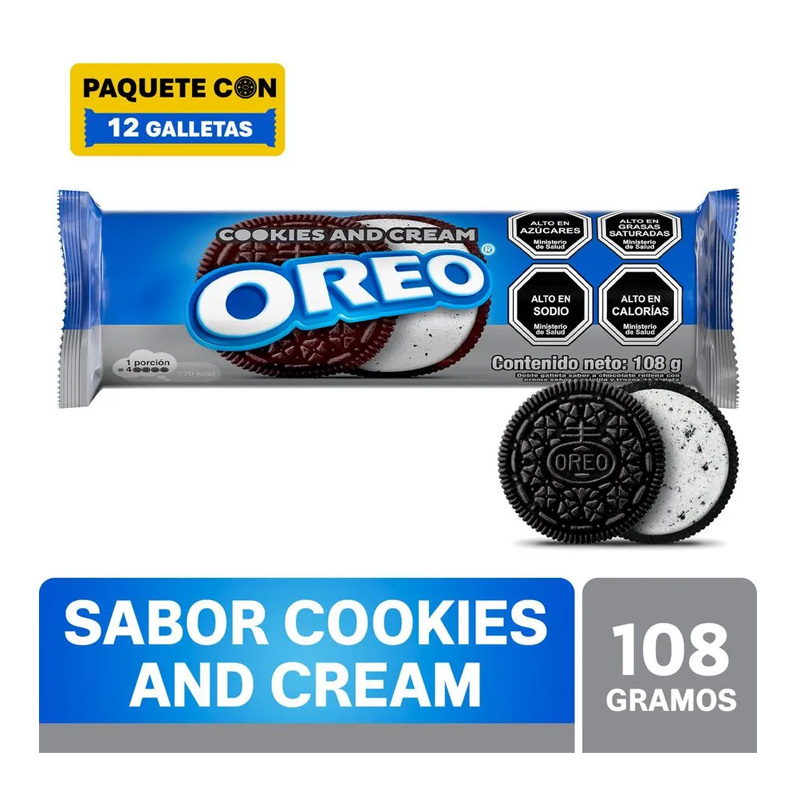 Galleta Oreo Rollo Cookies 108 Grs