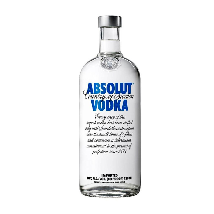 Vodka Absolut 750 cc