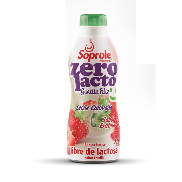 Leche Cult Zerolac Frutilla 1Lt