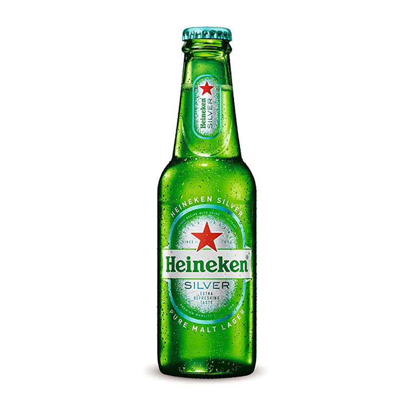 Cerveza Heineken Silver Bot 330 cc